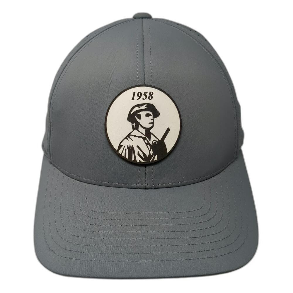 Branded Bills Baseball Cap Gray One Size Perforated 110 Flexfit Strapback Hat